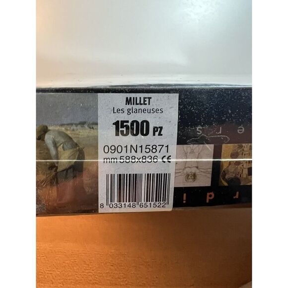 NEW Ricordi Arte 1500 Pc Puzzle Millet Les Glaneuses Sealed - Picture 6 of 6